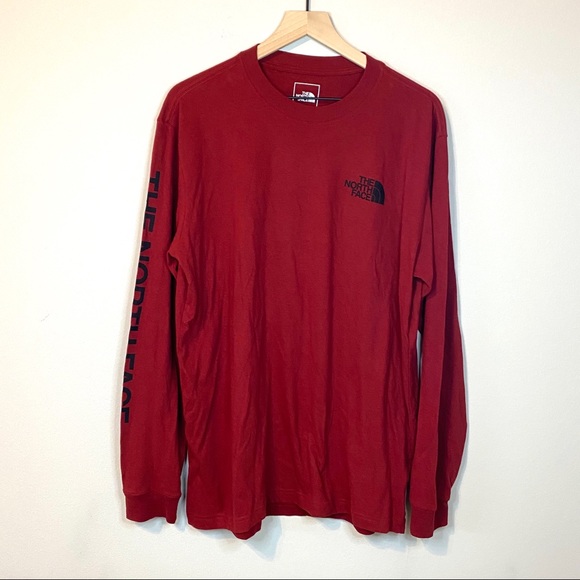 The North Face Other - NWOT The North Face Dark Red Long Sleeve T-Shirt